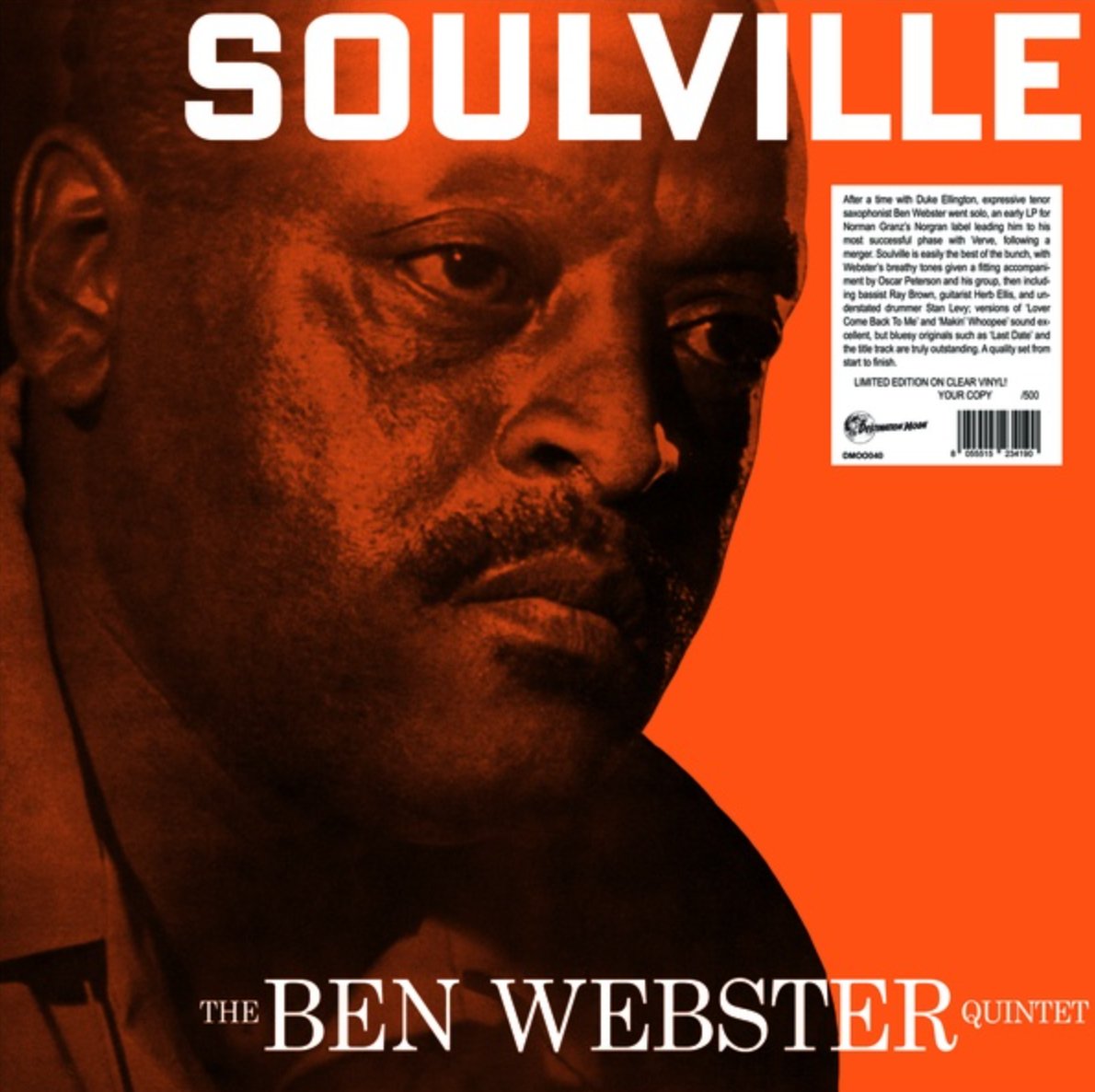 BEN WEBSTER QUINTET - Soulville - Inner Ocean Records