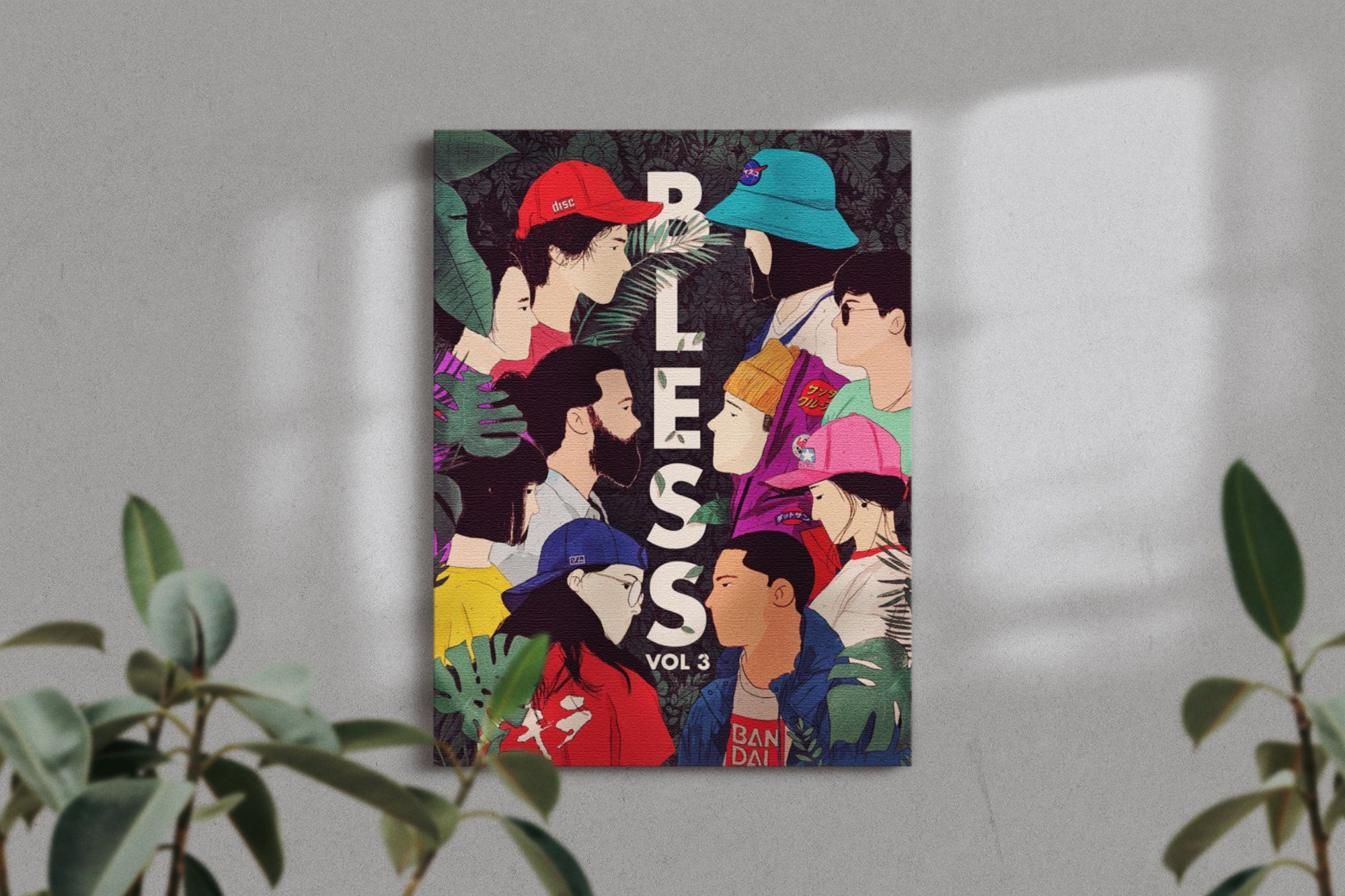 BLESS VOL 3 ART PRINT - Inner Ocean Records