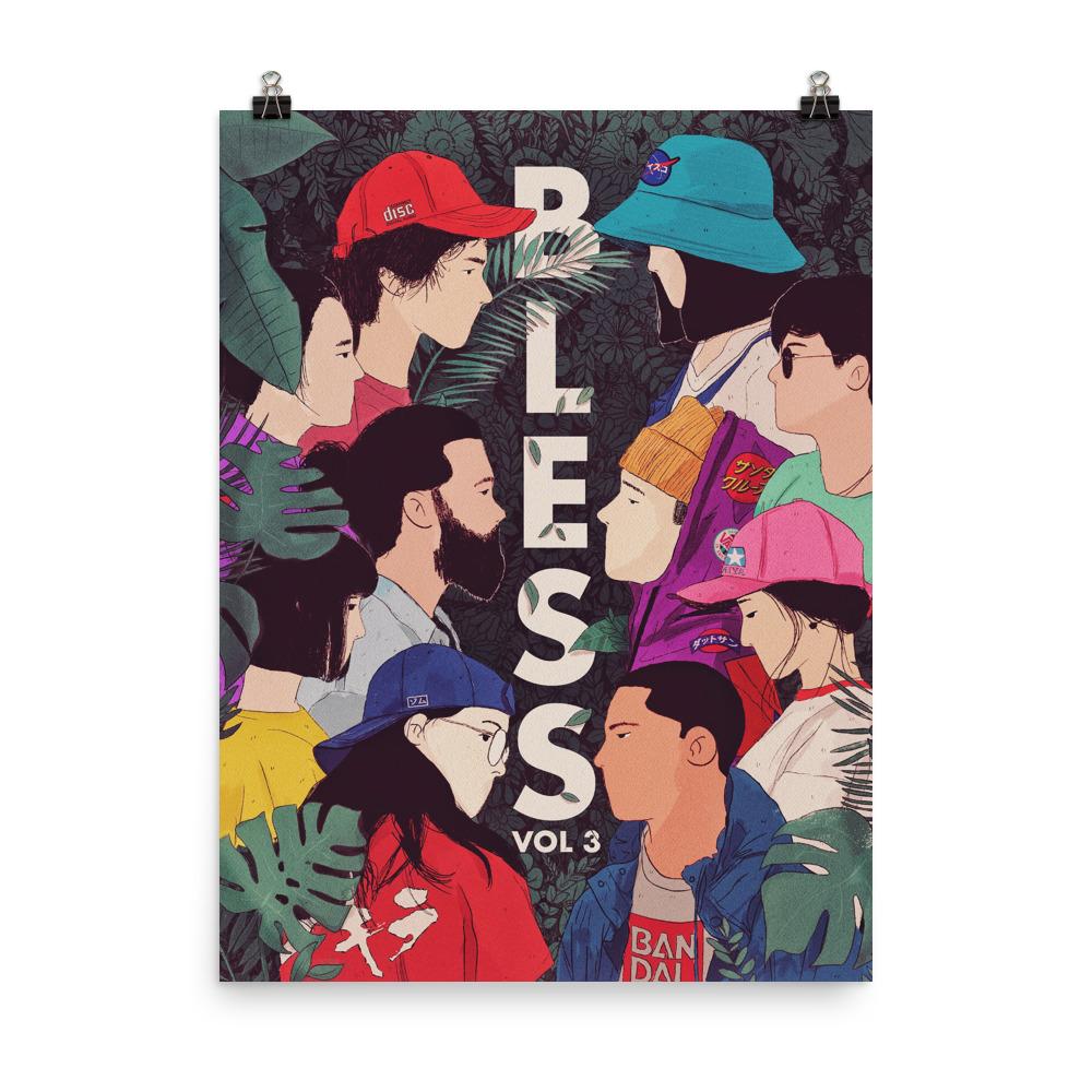 BLESS VOL 3 ART PRINT - Inner Ocean Records