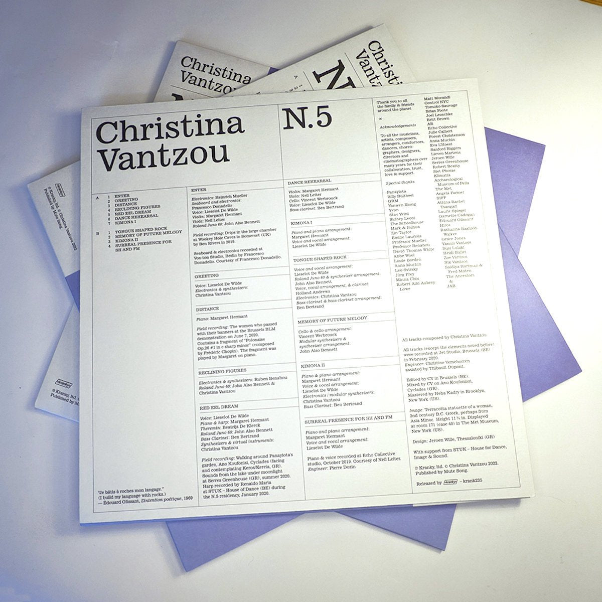 Christina Vantzou - No. 5 - Inner Ocean Records