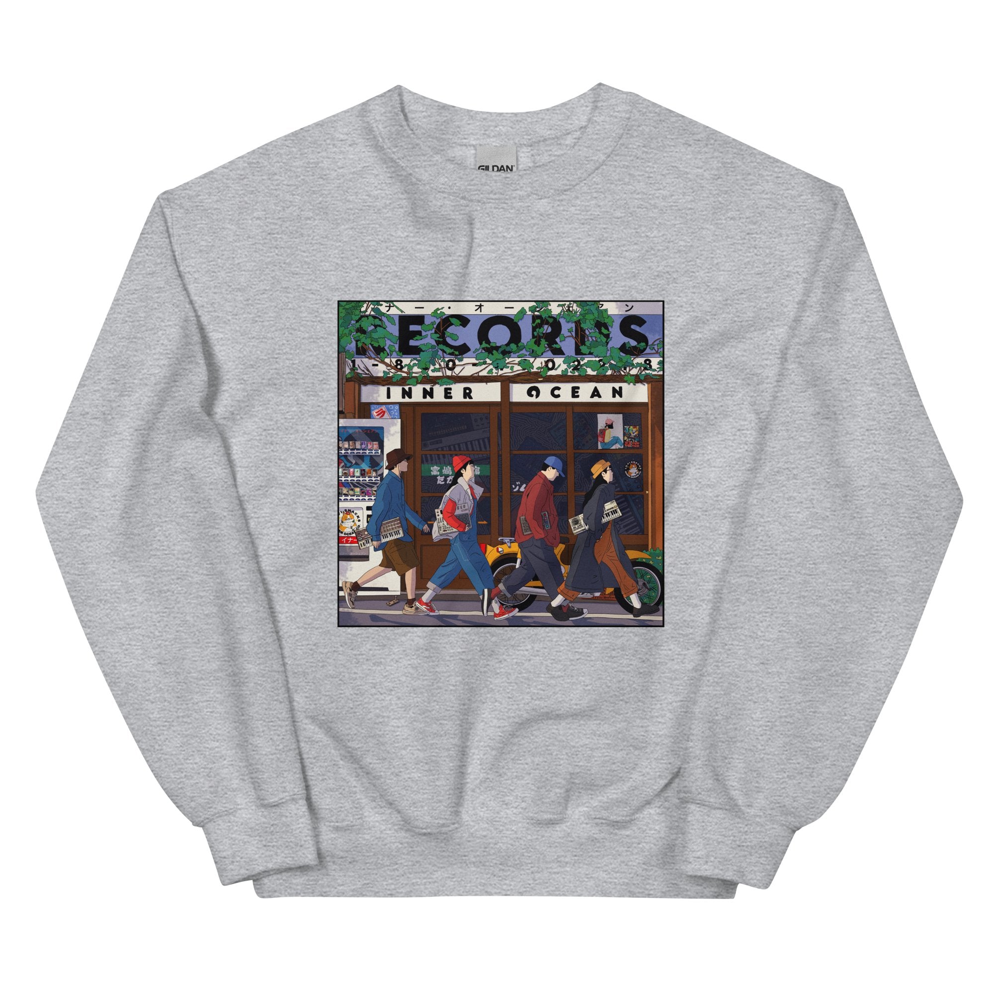 DECADE OF INNER OCEAN (DAY) Crewneck - Inner Ocean Records