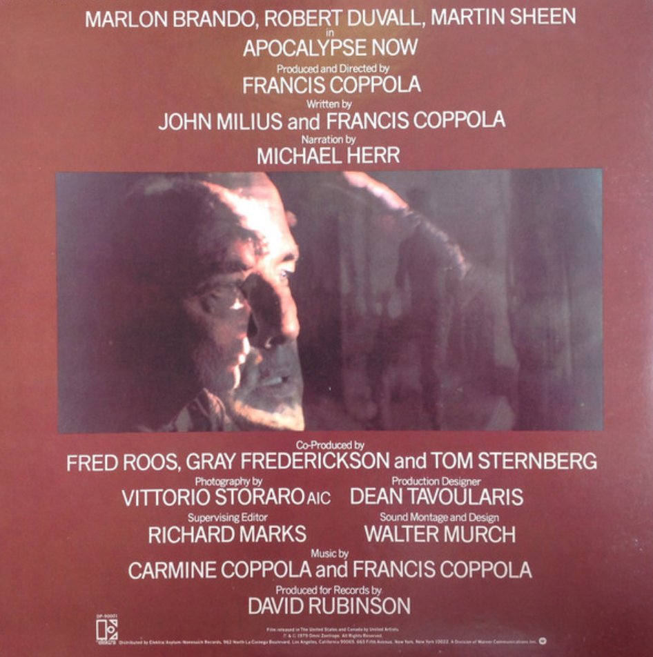 Francis Coppola - Apocalypse Now Soundtrack 2LP (Japan Import) - Inner Ocean Records