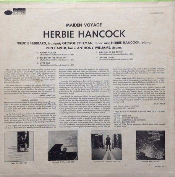 Herbie Hancock - Maiden Voyage (Japan Import) - Inner Ocean Records