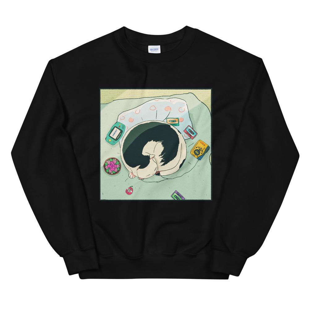 INNER OCEAN CAT Crewneck - Inner Ocean Records