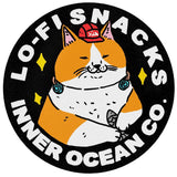 LOFI SNACKS MEW MEW TEE (BLACK) - Inner Ocean Records