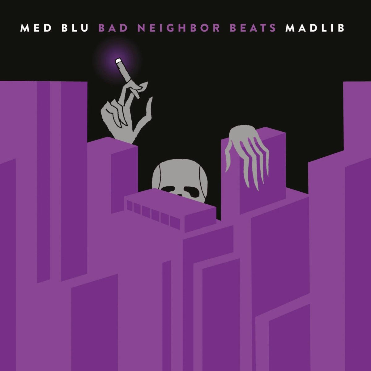 MED, Blu & Madlib - Bad Neighbours Beats [Special Edition Instrumentals] - Inner Ocean Records