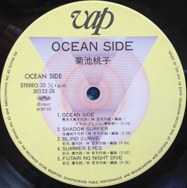 Momoko Kikuchi - Ocean Side (Japan Import) - Inner Ocean Records
