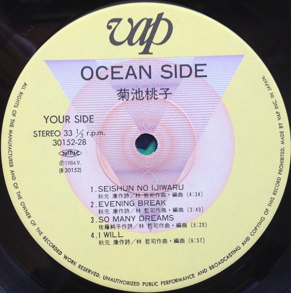 Momoko Kikuchi - Ocean Side (Japan Import) - Inner Ocean Records