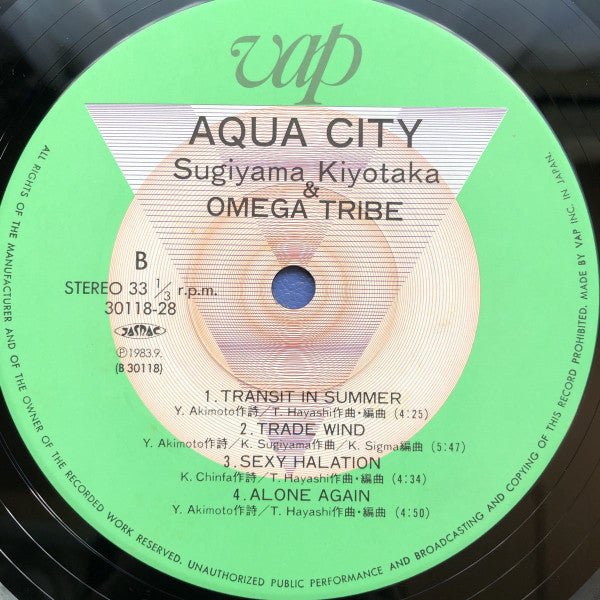 EVER LASTING SUMMER COMPLETE S.KIYOTAKA… S. Kiyotaka & Omega Tribe – Never Ending Summer – Vinyl (LP