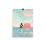 SUNSET ART PRINT - Inner Ocean Records