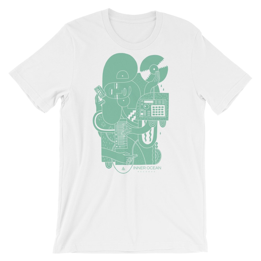 THE MUSIC TEE (GREEN) - Inner Ocean Records