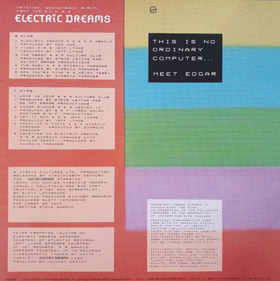 Various - Electric Dreams: Original Soundtrack (Japan Import) - Inner Ocean Records