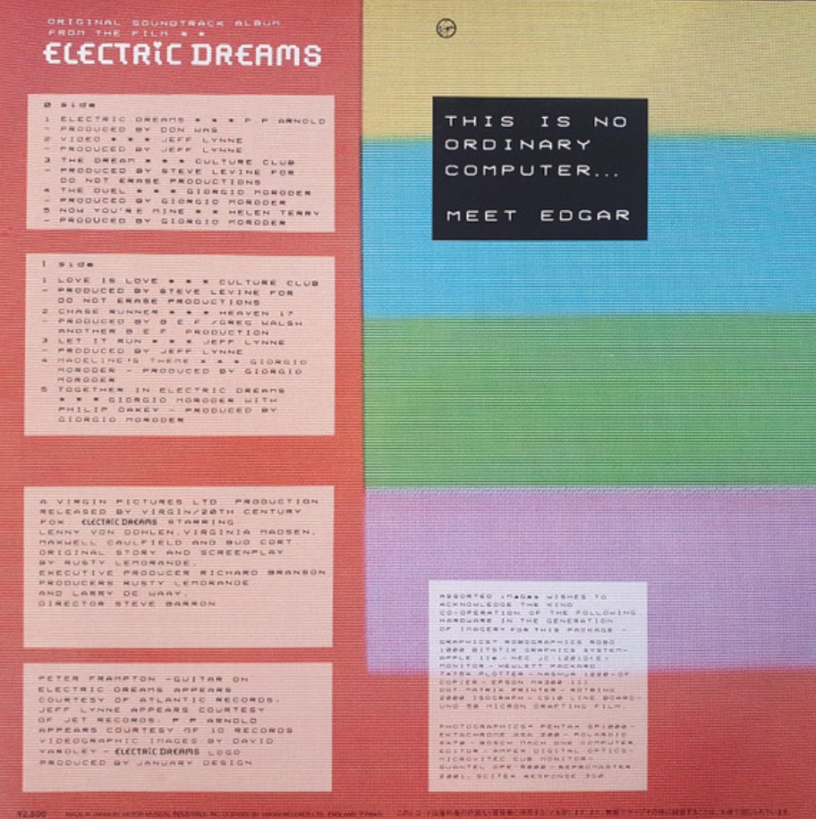 Various - Electric Dreams: Original Soundtrack (Japan Import