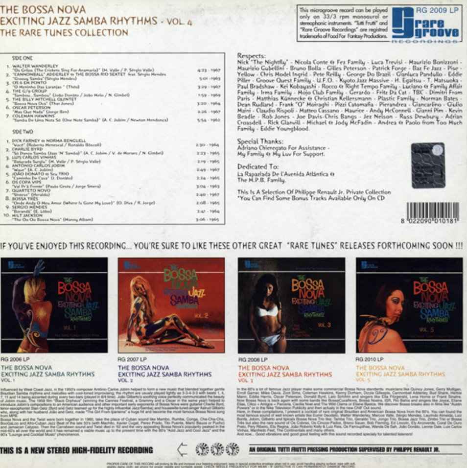 Various - The Bossa Nova Exciting Jazz Samba Rhythms Vol. 4