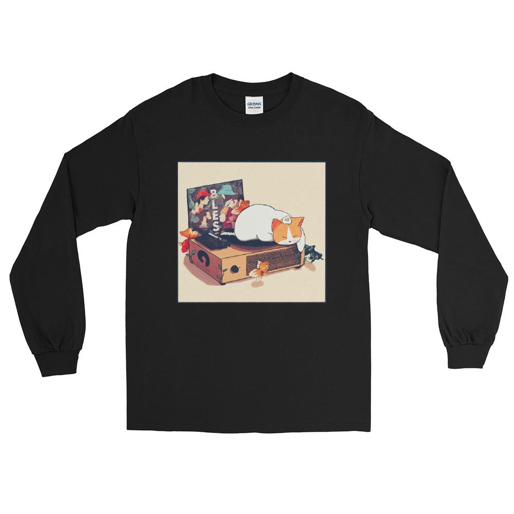 VINYL CAT Long Sleeve T Shirt - Inner Ocean Records