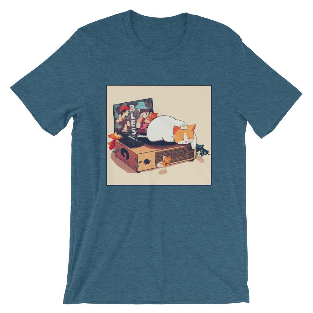 VINYL CAT TEE - Inner Ocean Records