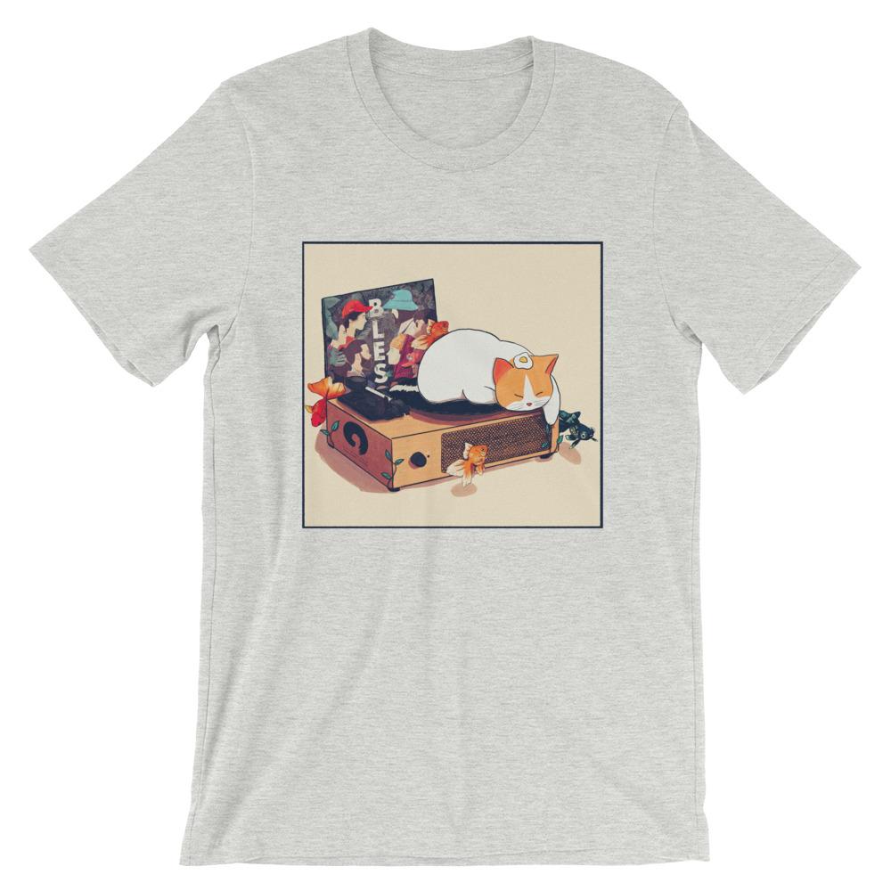 VINYL CAT TEE - Inner Ocean Records