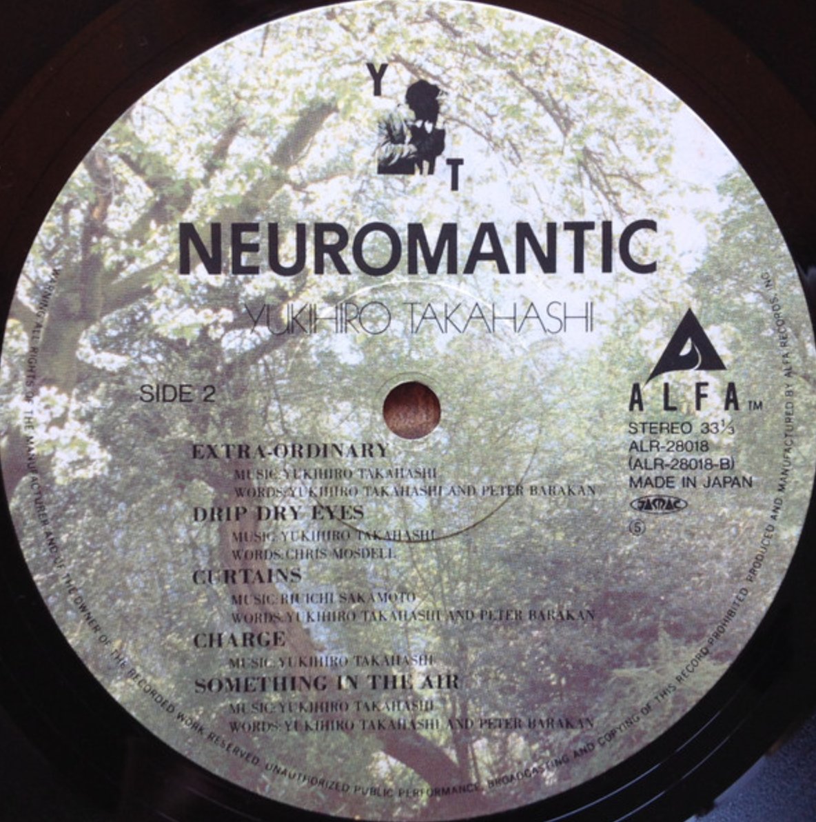 アート・デザイン・音楽 NEUROMANTIC Yukihiro Takahashi Yukihiro Takahashi - Neuromantic (Japan Import) – Inner Ocean Records