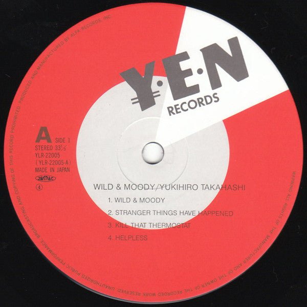 Yukihiro Takahashi - Wild & Moody (Japan Import) - Inner Ocean Records